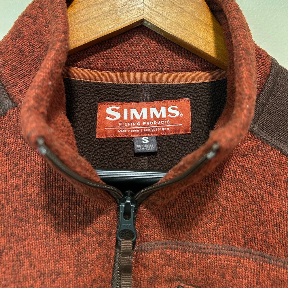 Simms Rivershed Sweater 1/4 zip (S)